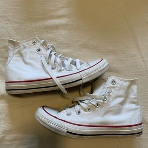 White Converse Chuck Taylors